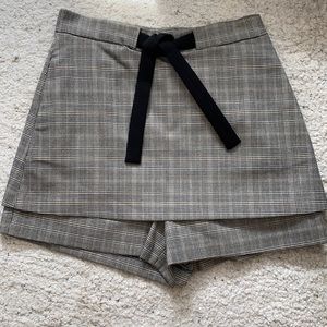 Plaid Skort